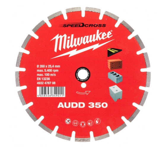 Диск алмазный AUDD 350 мм MILWAUKEE 4932478708