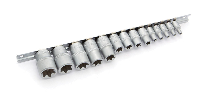 Набор головок TORX 14 предметов 1/4 3/8 1/2  20/10