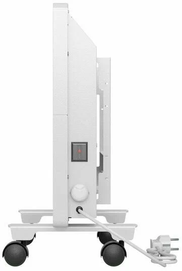 Конвектор электрический КМ-1000.1, 230 В, 1000 Вт, X-образный нагреватель, колеса, термостат // MTX