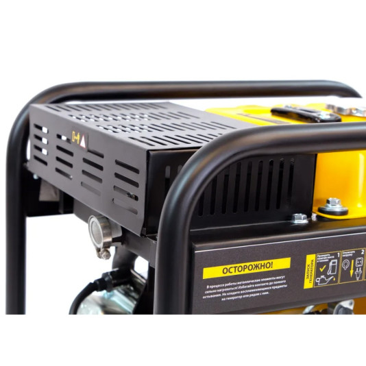 Генератор инверторный GT-3500iF, 3.5 кВт, 230 В, бак 5 л, открытый корпус, ручной старт Denzel