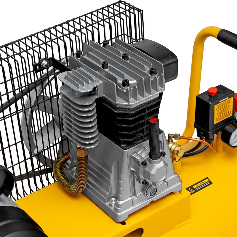 Компрессор воздушный BCV2300/100, ременный привод, 2.3 кВт, 100 литров, 440 л/мин Denzel