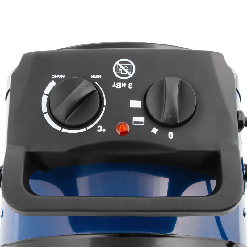 Тепловая пушка, керамический нагреватель K3, 3 режима, 230В, 1500/3000 Вт Сибртех