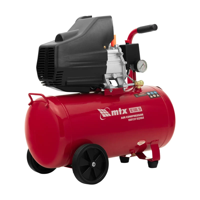 Компрессор воздушный DC1500L/50, 1,5 кВт, 50 л, 210 л/мин MTX