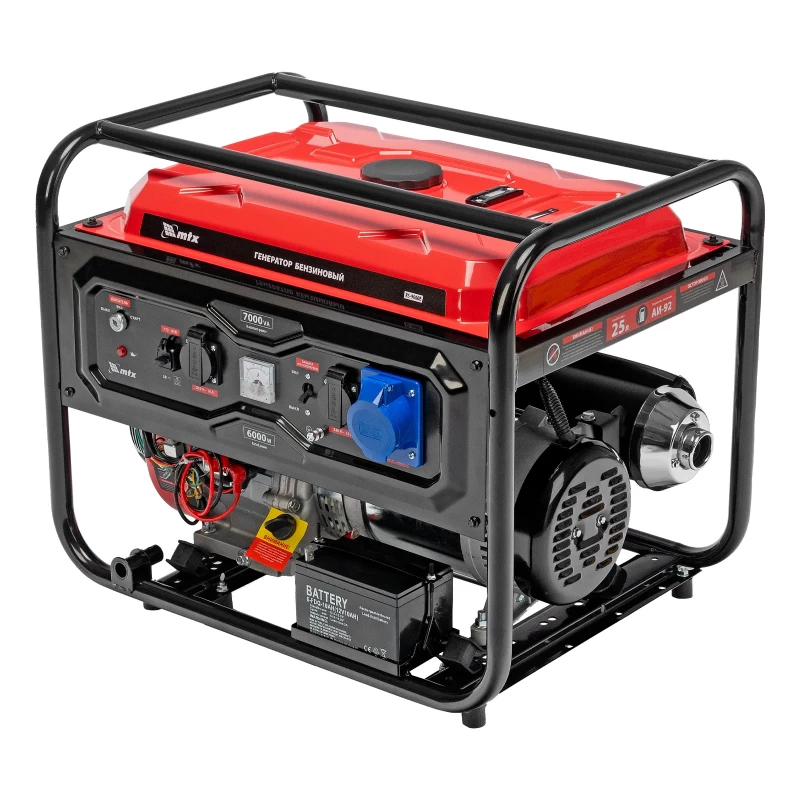 Генератор бензиновый RS-9000E, 7 кВт, 230В, электростартер MTX