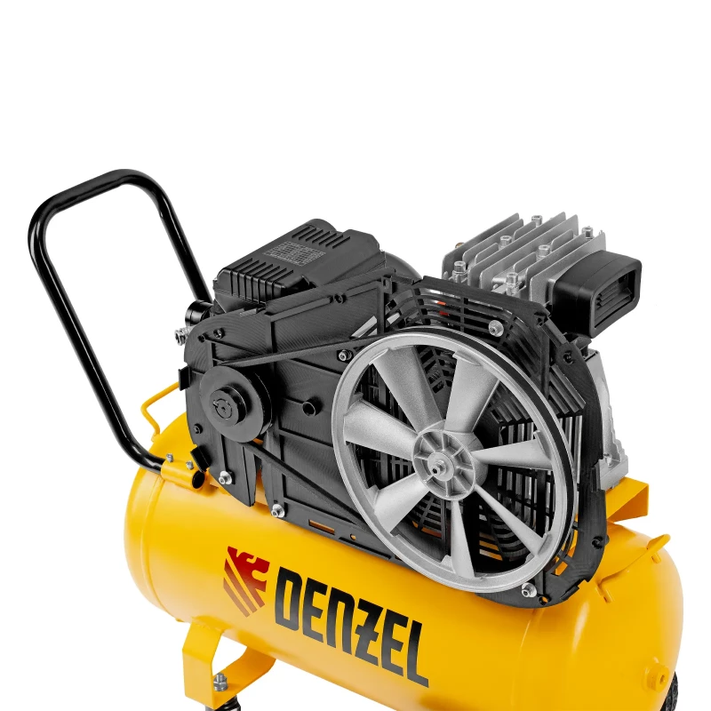 Компрессор воздушный рем. привод BCI 2100/50, 2,1 кВт, 50 литров, 400 л/мин Denzel