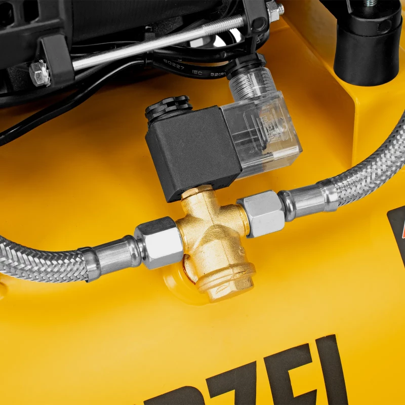 Компрессор безмасл. малошумный DLP-950/24, 950Вт,24 л, 2850 об/мин, 170 л/мин Denzel