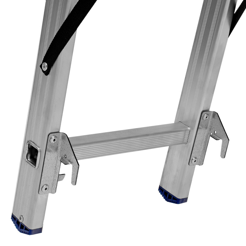 Лестница, 3 х 10 ступеней, алюминиевая, трехсекционная, Сибртех