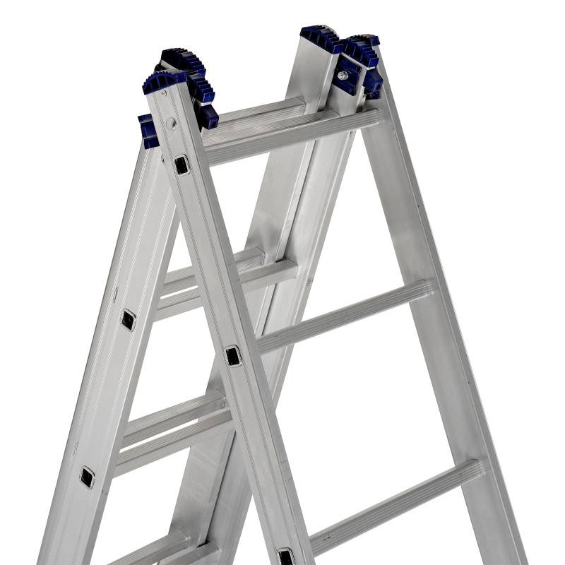 Лестница, 3 х 13 ступеней, алюминиевая, трехсекционная, Сибртех